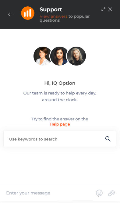Obratite se IQ Option podršci: kanali, vremena odgovora i savjeti