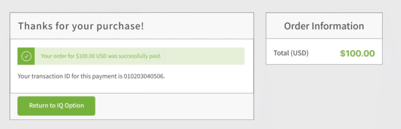 ฝากเงินบน IQ Option เวียดนาม: Visa/Mastercard, Internet Banking และ E-wallets