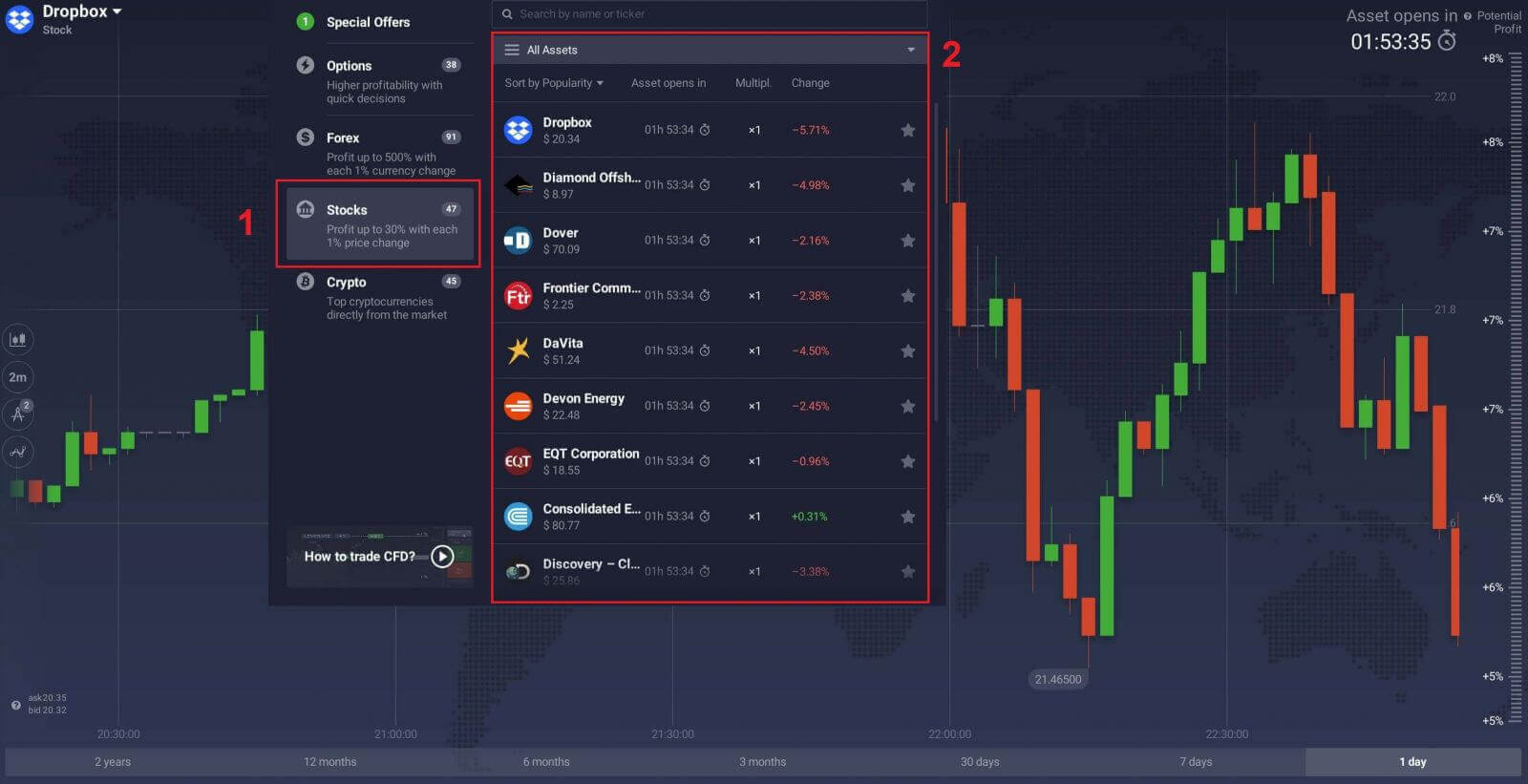 IQ Option: Deposite e negocie CFDs (Forex, Crypto, Ações) IQ Option: Deposite e negocie CFDs (Forex, Crypto, Ações)