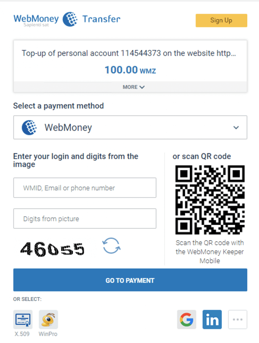 IQ Option Deposit via WebMoney: Minimums, Steps & Timing IQ Option Deposit via WebMoney: Minimums, Steps & Timing