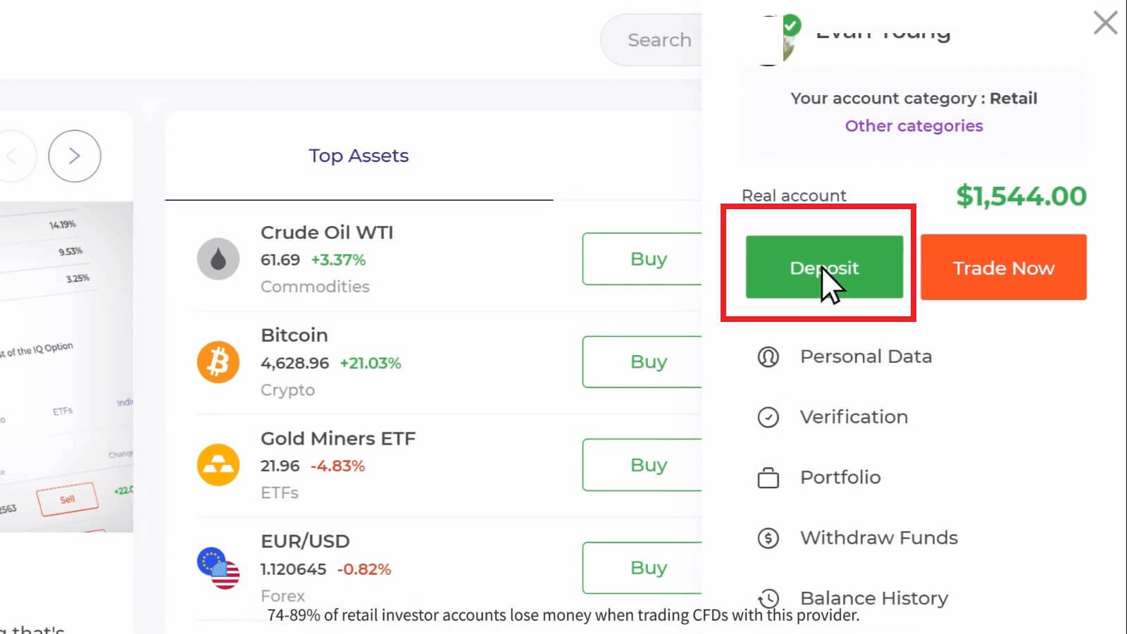 تسجيل الدخول والإيداع في IQ Option: الوصول الآمن إلى الحساب والتمويل تسجيل الدخول والإيداع في IQ Option: الوصول الآمن إلى الحساب والتمويل