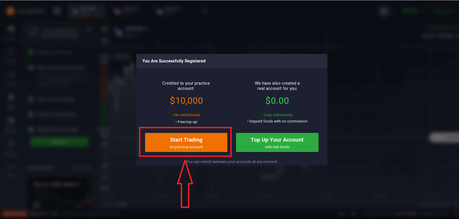 IQ Option Register ug Trade Digital Options — Mga Lakang sa Account