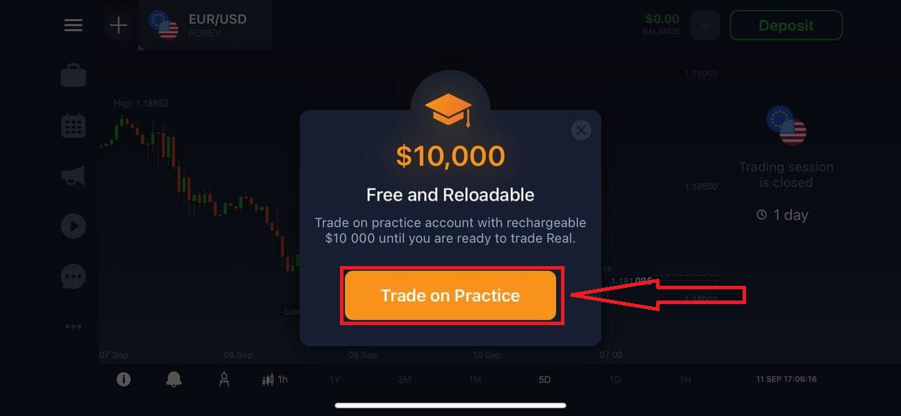 Come aprire un conto di trading e registrarsi su IQ Option
