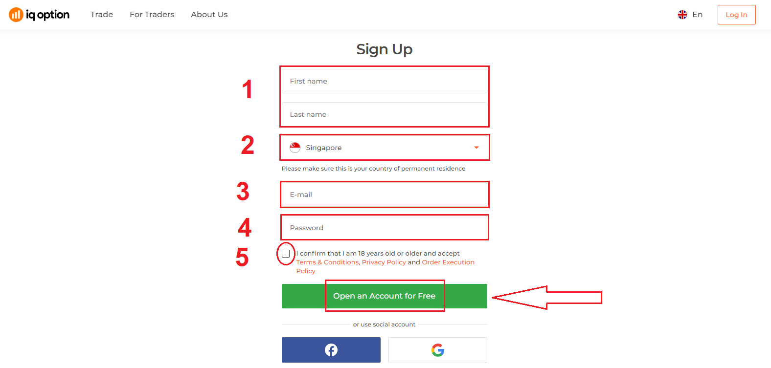 Come registrare e verificare l'account in IQ Option